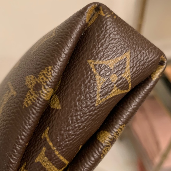 LOUIS VUITTON Monogram Pallas Crossbody Safran Authentic - Picture 11 of 12